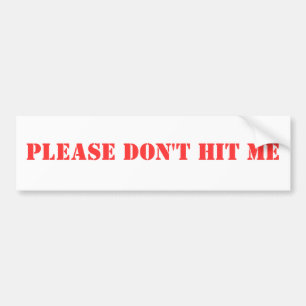 Funny bumper sticker