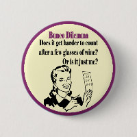 Funny Bunco Dilemma With Retro Woman