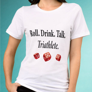 Funny Bunco Player Dice Tri-Blend Shirt