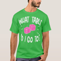 Funny Bunco Player What Table Dice Game Night 
