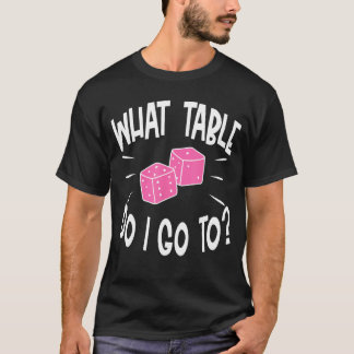 Funny Bunco Player What Table Dice Game Night T-Shirt
