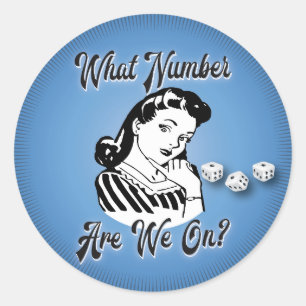 Funny Bunco Sticker - What number are we on?