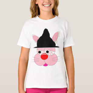 Funny Bunny Cartoon - Halloween Witch. Cool Fun T-Shirt