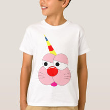 Funny Bunny Cartoon - I'm a Unicorn. Cool Fun