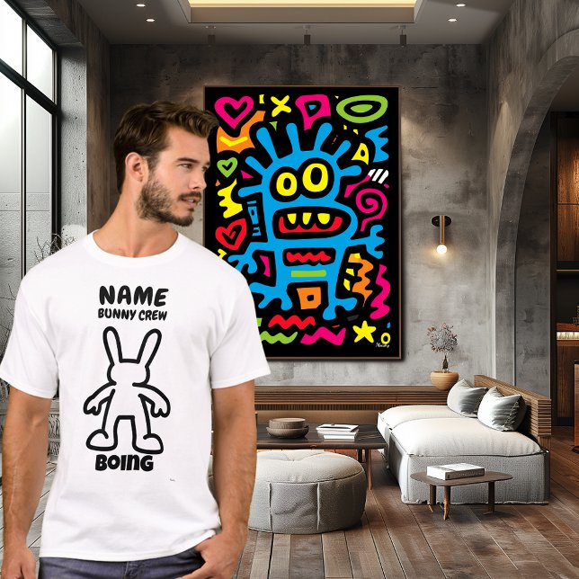 Funny Bunny Character T-Shirt – Boing Custom Crew  (Creator Uploaded)