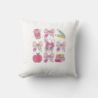 Funny Bunny Coquette Bow Rabbit Teacher Easter Ret