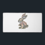 Funny Bunny Crochet Patchwork Camo Rabbit Happy Ea Desk Mat<br><div class="desc">Funny Bunny Crochet Patchwork Camo Rabbit Happy Easter Day T-Shirt</div>