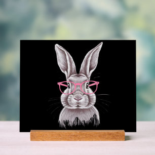 Funny Bunny Cute Family Gifts Easter  Acrylic Sign