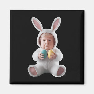 Funny Bunny Easter Trump Meme Happy Easter Day Magnet