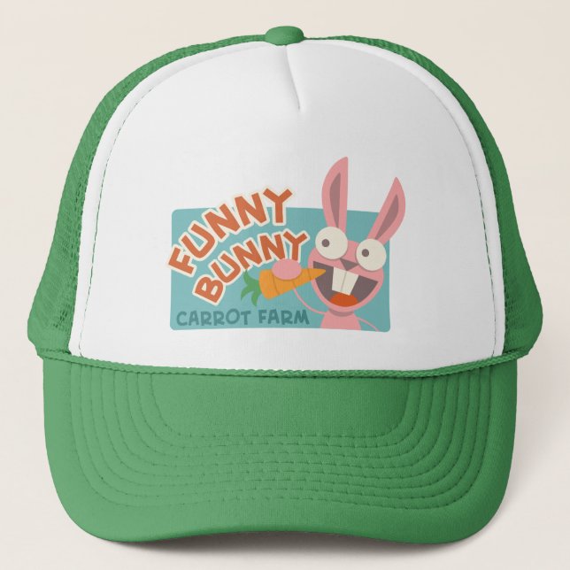 Funny Bunny Farmer's Hat (Front)