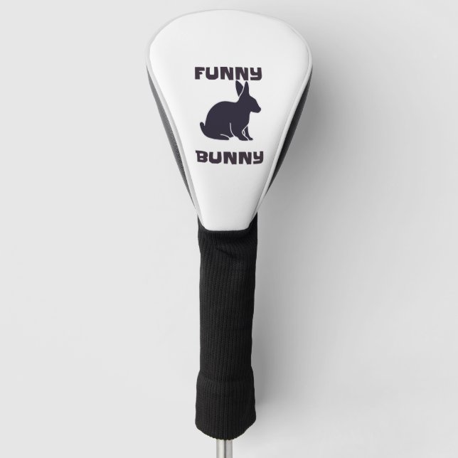 Funny bunny golf head cover (Front)