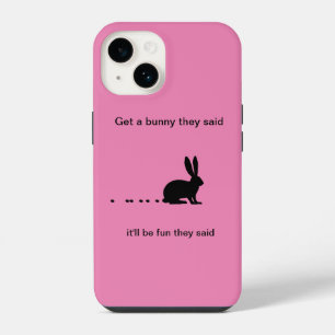 Funny Bunny Poop Case-Mate iPhone 14 Case