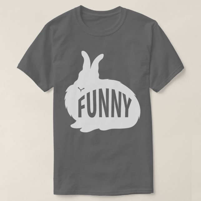 Funny Bunny - Rabbit Pun  T-Shirt (Design Front)