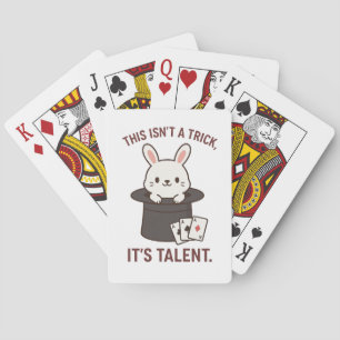 Funny Bunny – "This Isn’t a Trick, It’s Talent Playing Cards