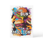 Funny BURGER Bun in a Million Pun for Food Lovers
