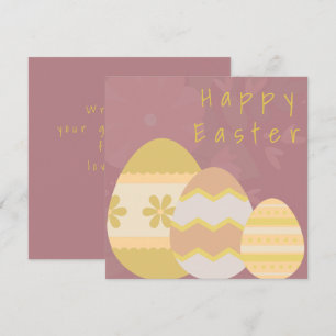 Funny Burgundy Abstract Eggs Custom Text