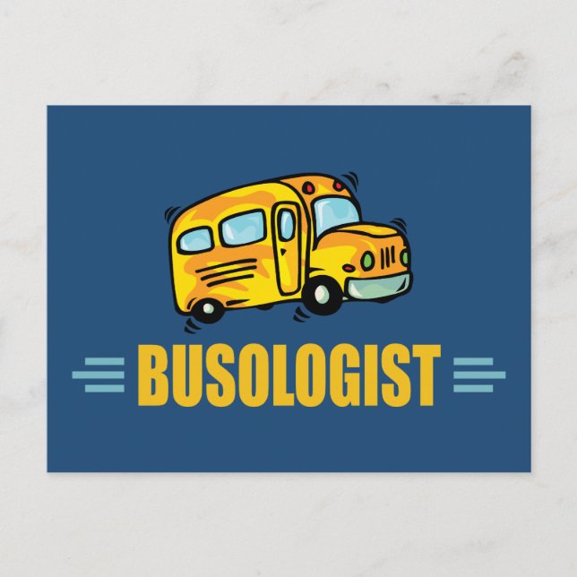 Funny Bus Postcard (Front)