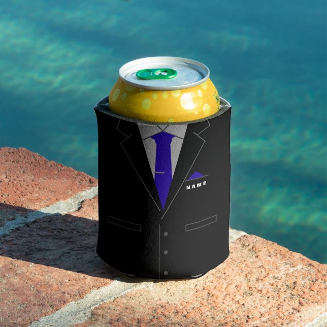 Funny Business Can Cooler with Custom Name (In Situ Pool)