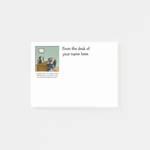 Funny Business Humour Personalizable Post It Notes