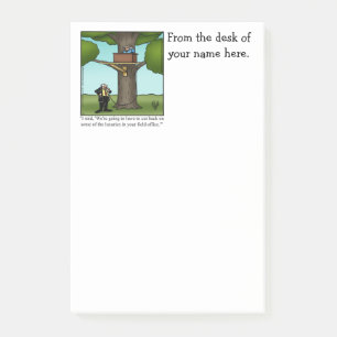 Funny Business Humour Personalizable Post It Notes