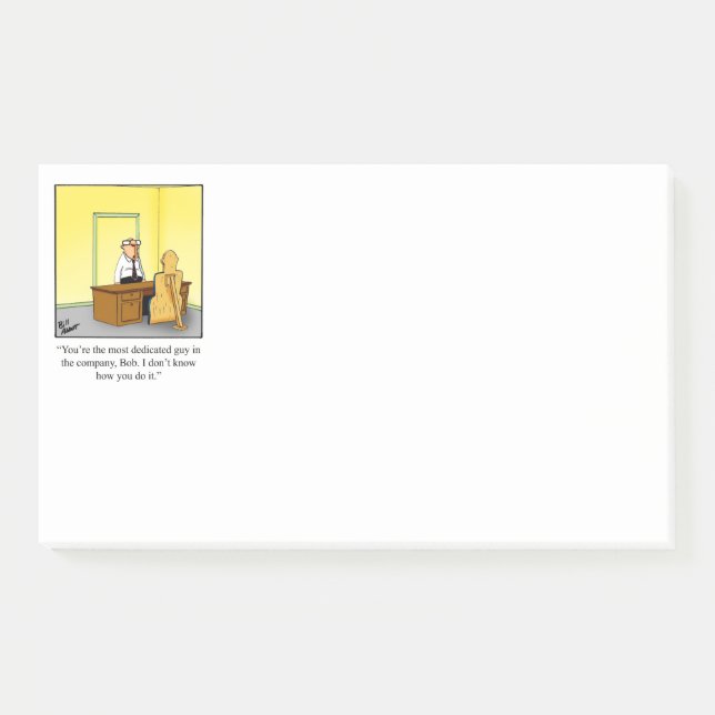 Funny Business Humour Post It Notes (Front)
