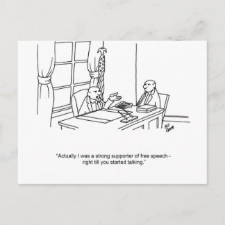 Funny Business Humour Postcard