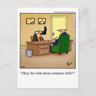 Funny Business Humour Postcard