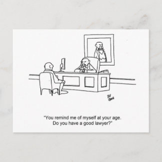 Funny Business Humour Postcard