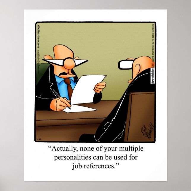 Funny Business Office Humour Poster (Front)