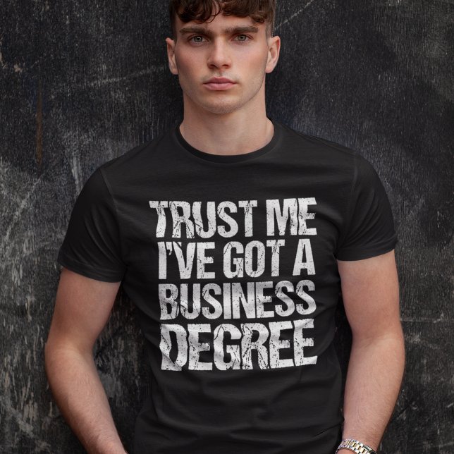 Funny Business School Graduation MBA Degree T-Shirt (Creator Uploaded)