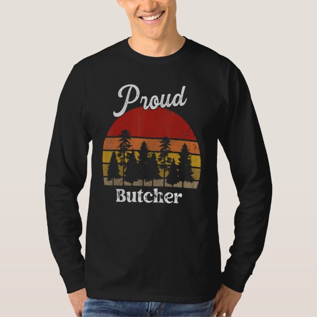 Funny Butcher Shirts Job Title Professions (Front)