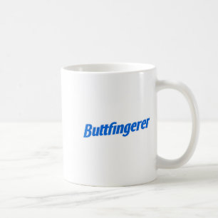 Funny Buttfingerer Tee Butt Fingerer Halloween Emb Coffee Mug