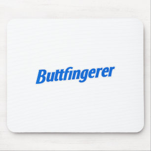 Funny Buttfingerer Tee Butt Fingerer Halloween Emb Mouse Pad