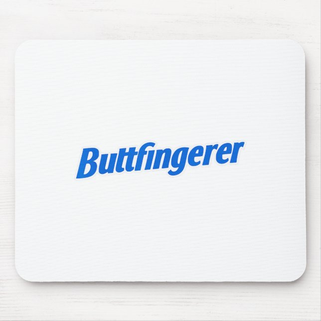 Funny Buttfingerer Tee Butt Fingerer Halloween Emb Mouse Pad (Front)
