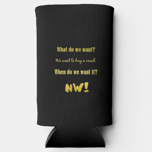 Funny Buy a Vowel — Now! Seltzer Can Cooler