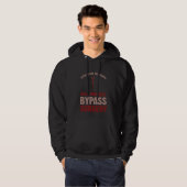 Funny Bypass Open Heart Surgery Recovery Gift Hoodie (Front Full)