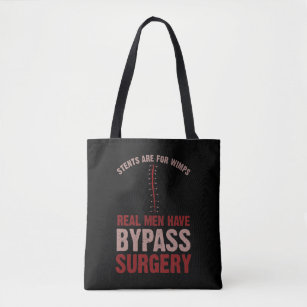 Funny Bypass Open Heart Surgery Recovery Gift Tote Bag