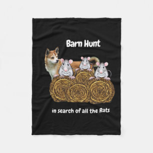 Funny Byrn Hunt In Search Of Rats With A Norwegian Fleece Blanket
