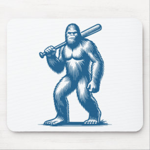 Funny Bysebyll Bigfoot Sasquatch Bysebyll Player M Mouse Pad