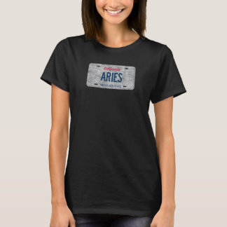 Funny Ca State Vanity License Plate Aries T-Shirt