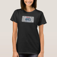 Funny Ca State Vanity License Plate Aries