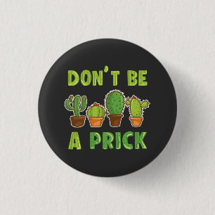 Funny Cacti Succulents Indoor Cactus Plants  3 Cm Round Badge