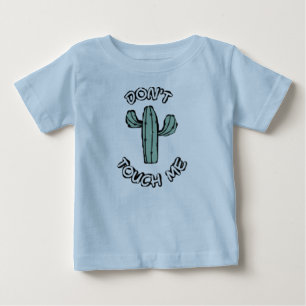 Funny Cactus Toddler Boy T-Shirt - Don’t Touch Me 
