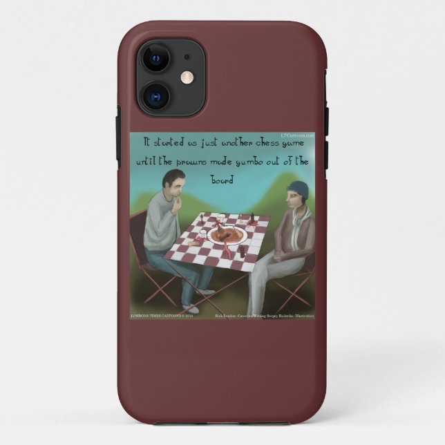 Funny Cajun Chess iPhone 5/5S Case (Back)