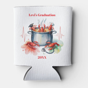 Funny Cajun Nurse Graduation Party Can Cooler