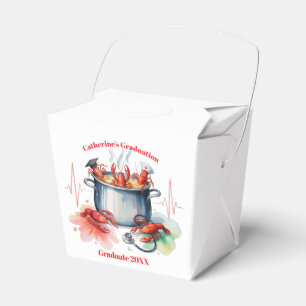 Funny Cajun Nurse Graduation Party Favour Box