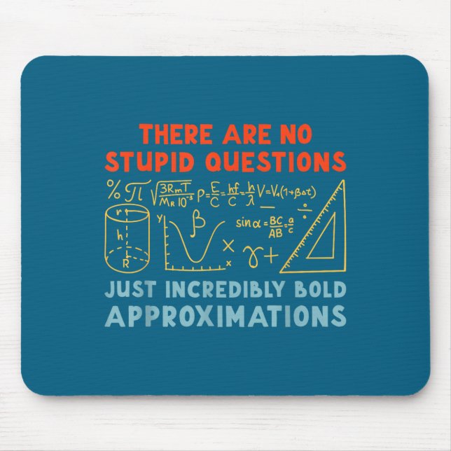Funny Calculus Teacher Math Lover Mathematics Sarc Mouse Pad (Front)