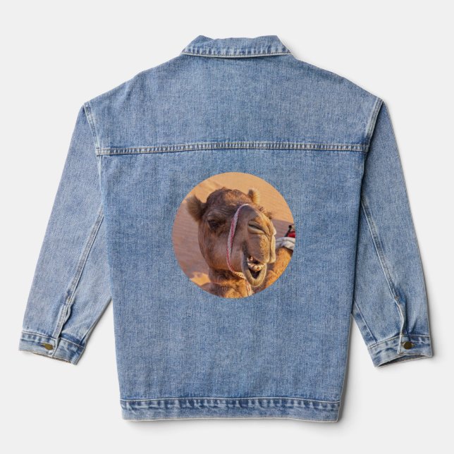 Funny Camel Denim Jacket (Back)
