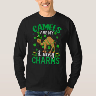 Funny Camels Are My Lucky Charms Camel St Patrick  T-Shirt