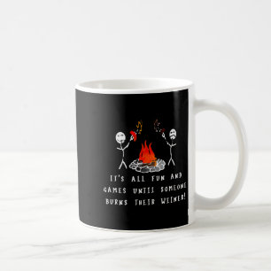 Funny Camng Burnt Weiner Coffee Mug